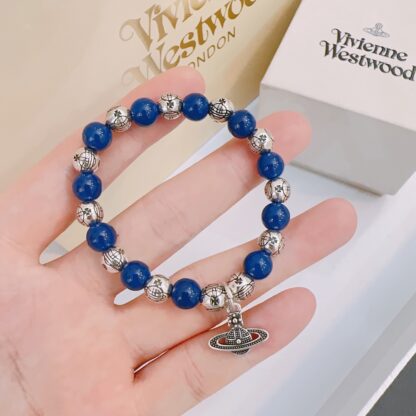 Vivienne Westwood Agate Thai Silver Bracelet - Image 6