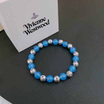 Vivienne Westwood Agate Thai Silver Bracelet - Image 6