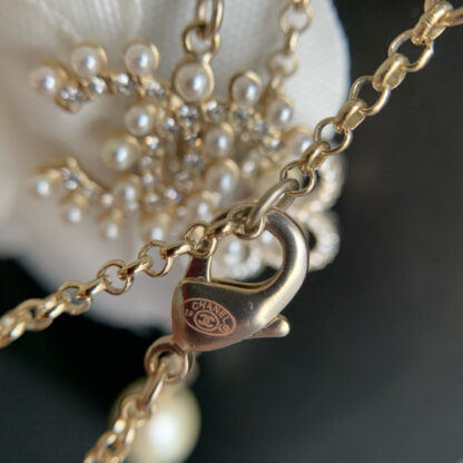 Chanel Tassel Flower Pendant Sweater Necklace - Image 6