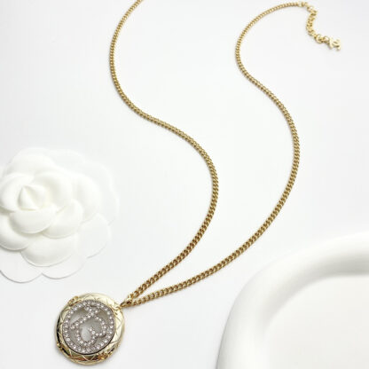 Chanel hollow two-tone round medium long necklace - Image 6