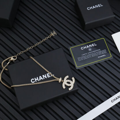 Chanel full diamond double c exquisite necklace - Image 6