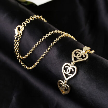 Chanel Three Hearts Delicate Necklace - Image 6