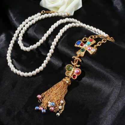 Chanel stylish double C necklace - Image 6