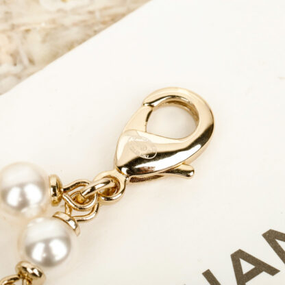 Chanel Double Pearl Rainbow Diamond Necklace - Image 7
