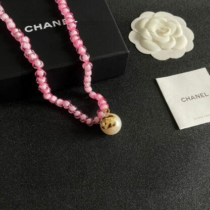 Chanel Pearl Double C Necklace - Image 5