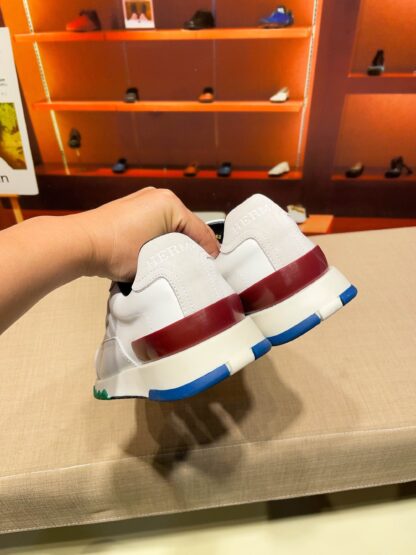 Hermes white grey French Paris catwalk simple casual shoes - Image 7