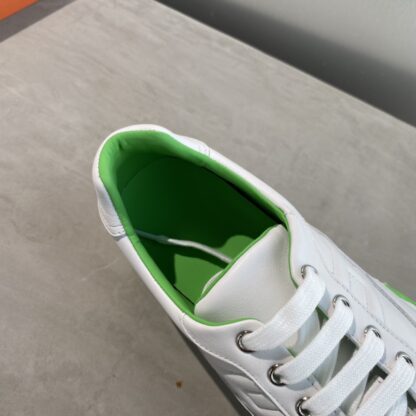 Hermes white green French Paris catwalk simple casual shoes - Image 7
