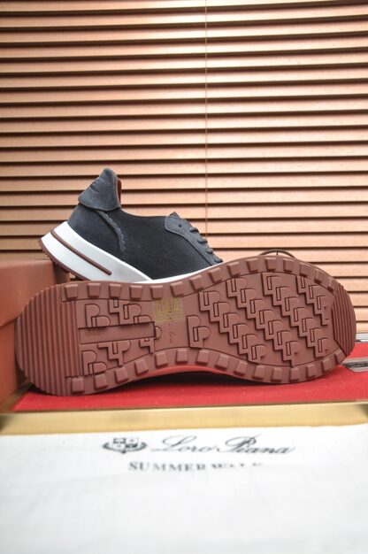 Hermès classic dark grey cashmere loafers - Image 7