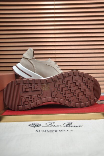 Hermès classic apricot cashmere sneakers - Image 7
