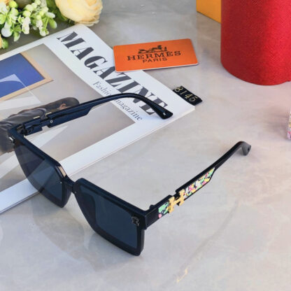 Hermès Square Retro High-end Sunglasses - Image 5