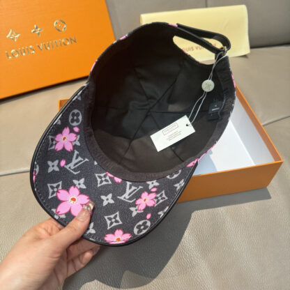 Louis Vuitton TM MONOGRAM CHERRY BLOSSOM PRINTED BASEBALL CAP - Image 7