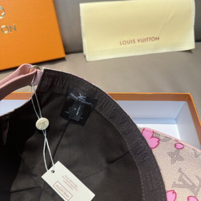 Louis Vuitton TM MONOGRAM CHERRY BLOSSOM PRINTED BASEBALL CAP - Image 7