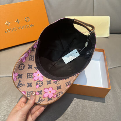 Louis Vuitton TM MONOGRAM CHERRY BLOSSOM PRINTED BASEBALL CAP - Image 7
