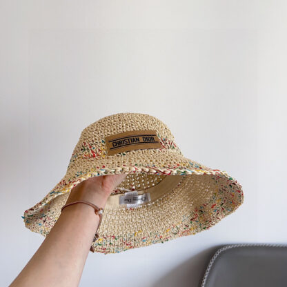 Dior colorful patchwork holiday style bucket hat - Image 8