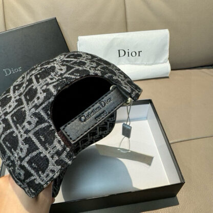 Dior Vintage Canvas Baseball Cap - Image 8