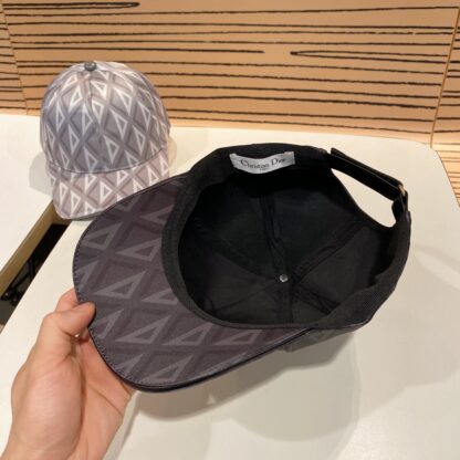 Dior classic casual versatile web baseball cap - Image 8