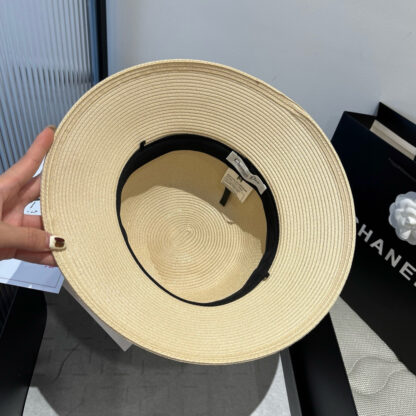 Dior exquisite simple straw bucket hat - Image 8