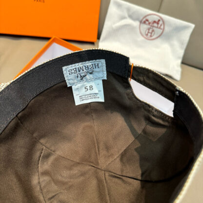 Hermès canvas breathable baseball cap - Image 7