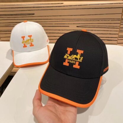 Hermès Unisex Canvas Baseball Cap - Image 7