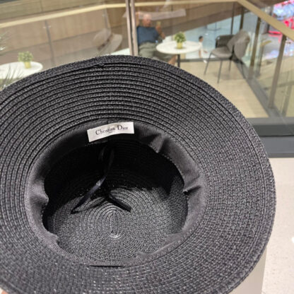 Dior exquisite pearl embellished straw hat - Image 8