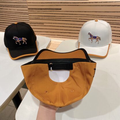 Hermès Unisex Canvas Baseball Cap - Image 7