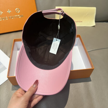 Louis Vuitton embossed leather baseball cap - Image 7