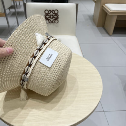 Hermès hollow bucket straw hat - Image 7