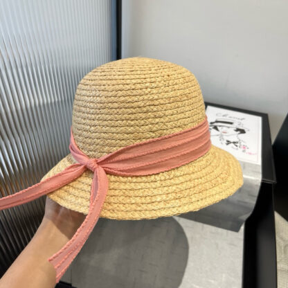 Dior stylish simple casual straw hat - Image 8