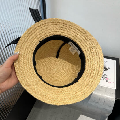 Dior stylish simple casual straw hat - Image 8