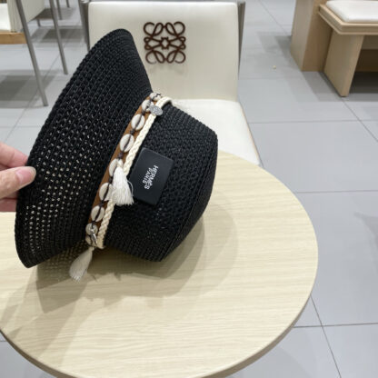 Hermes hollow bucket straw hat - Image 7