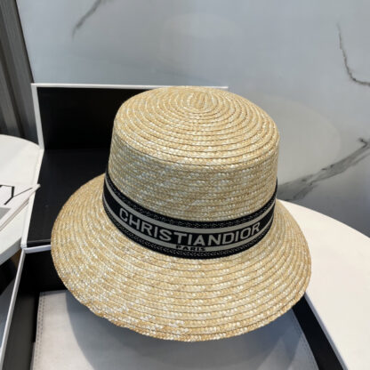 Dior fashionable and versatile straw hat - Image 8