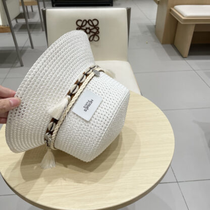 Hermes hollow bucket straw hat - Image 7