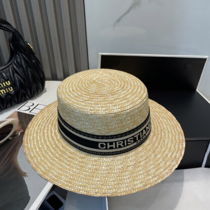 Dior Fashion Straw Hat - Image 8