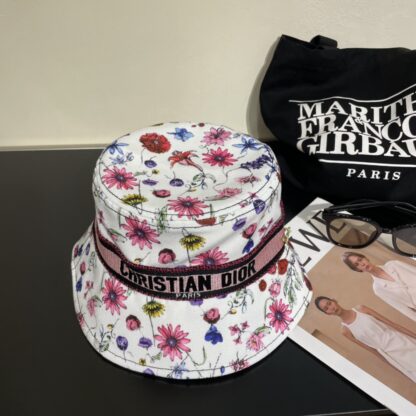 Dior Fashion Floral Bucket Hat - Image 8