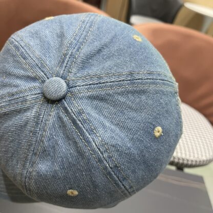 Hermès Fashion Denim Baseball Cap - Image 7