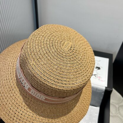 Dior Fashion Hollow Straw Hat - Image 8
