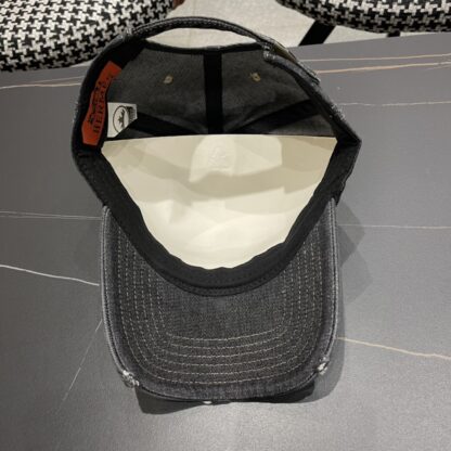 Hermes Fashion Denim Baseball Cap - Image 7