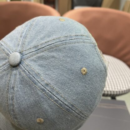 Hermes Fashion Denim Baseball Cap - Image 7