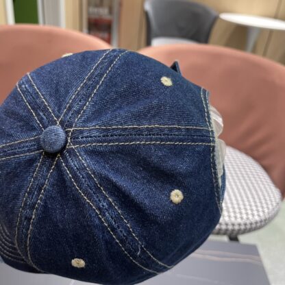 Hermes Fashion Denim Baseball Cap - Image 7