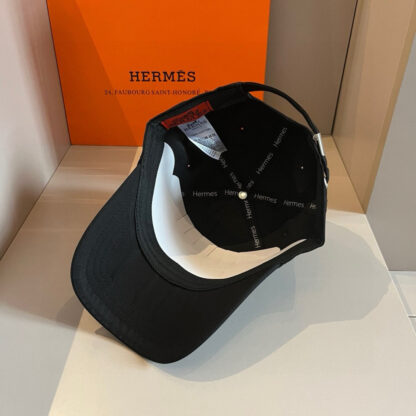 Hermès Unisex Canvas Baseball Cap - Image 7