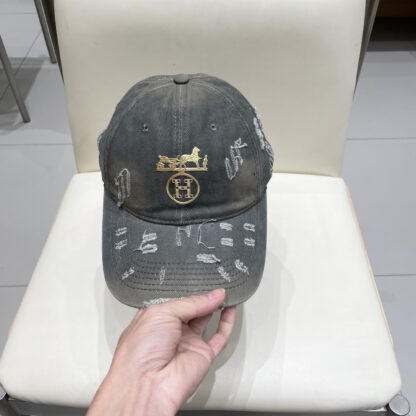 Hermès canvas baseball cap - Image 7