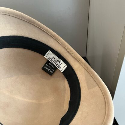 Hermès autumn and winter new wool bucket hat - Image 7
