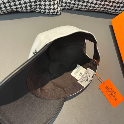 Hermès canvas baseball cap - Image 7