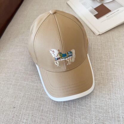 Hermès Unisex Canvas Baseball Cap - Image 7