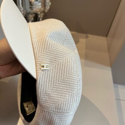 Hermès woolen new duckbill military cap - Image 7