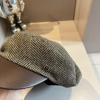 Hermès woolen new duckbill military cap - Image 7