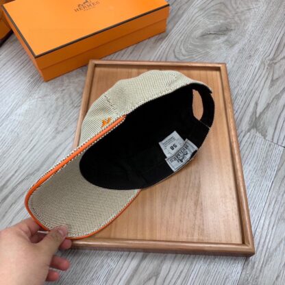 Hermès canvas baseball cap - Image 7