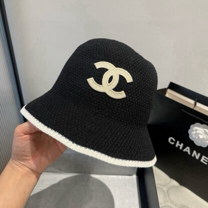 Chanel Knitted Bucket Hat - Image 5
