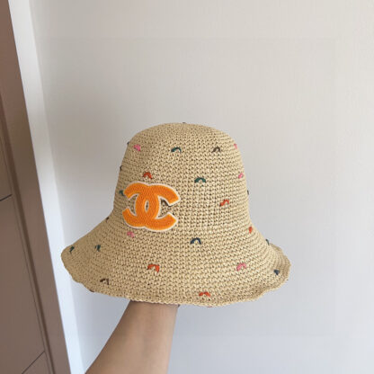 Chanel Straw Bucket Hat - Image 6