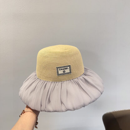 Chanel pleated irregular bucket hat - Image 7